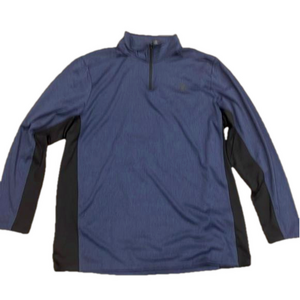 Spyder XL 1/4 zip long sleeve  shirt with 2 tone on sleeves and sides of chest